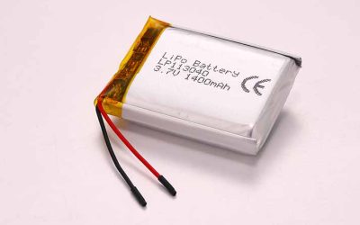 LP113040 3.7V 1400mAh 5.18Wh Lithium Polymer Battery