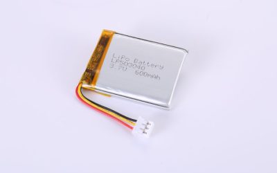 LP503040 3.7V 560mAh 2.072Wh Lithium Polymer Battery with Molex 51021-0300