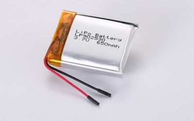 LP902530 3.7V 650mAh 2.405Wh Lithium Polymer Battery