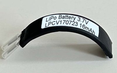 16mAh LPCV170723 Smart Ring Battery