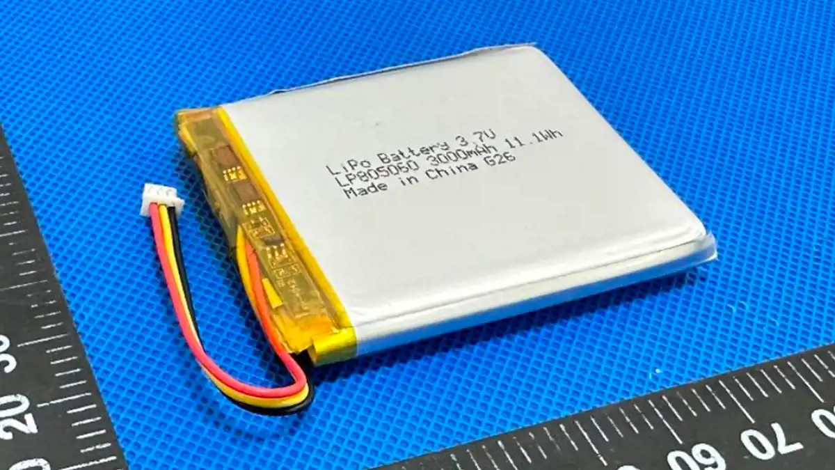 UN38.3 IEC62133 MSDS Certified 3000mAh LP805060 Lithium Polymer Battery UN38.3 IEC62133 MSDS Certified 3000mAh LP805060 Lithium Polymer Battery