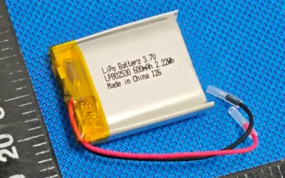 UN38.3 MSDS Certified 600mAh Lithium Polymer Battery LP802530