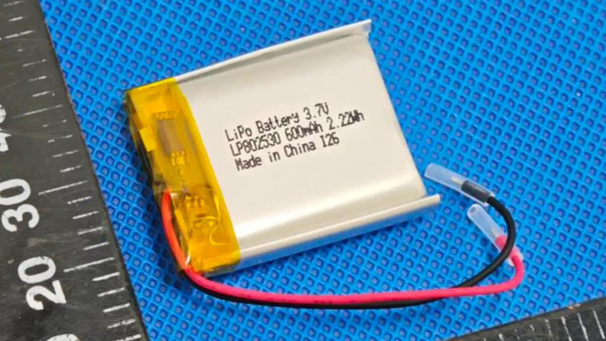 UN38.3 MSDS Certified 600mAh Lithium Polymer Battery LP802530 UN38.3 MSDS Certified 600mAh Lithium Polymer Battery LP802530